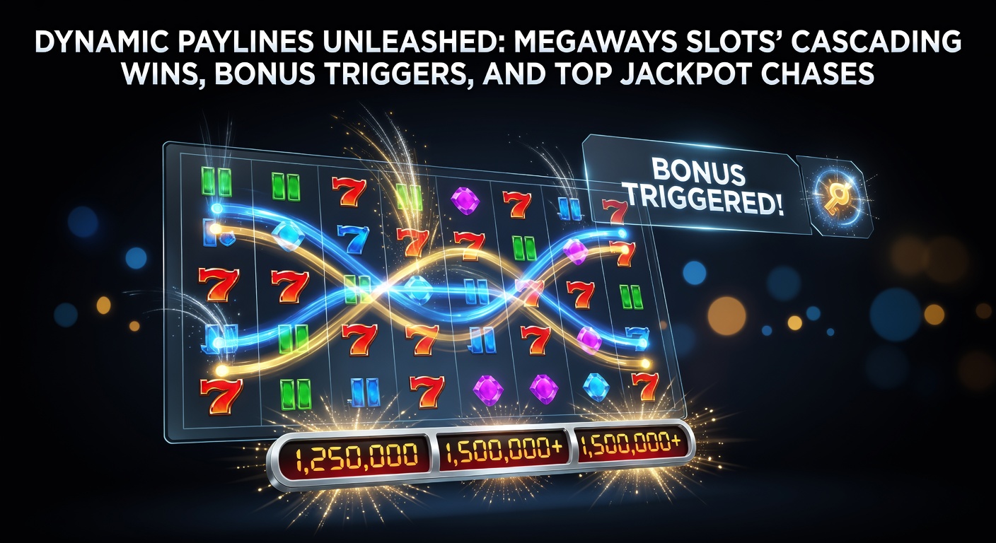 Close-up of a Megaways bonus round with unlimited multipliers, exploding symbols, and jackpot meters filling up amid colorful animations