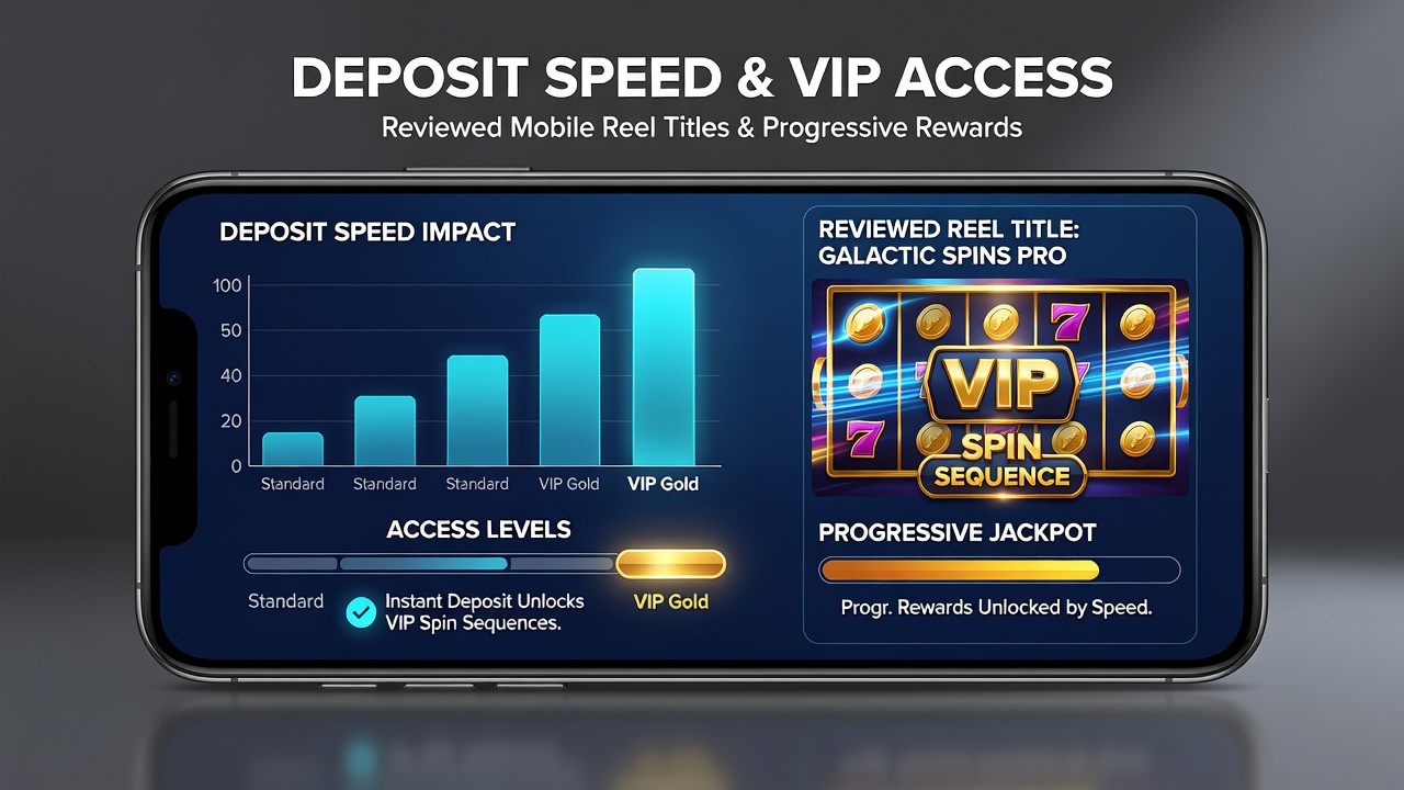 Progression chart illustrating deposit speed versus jackpot access timelines