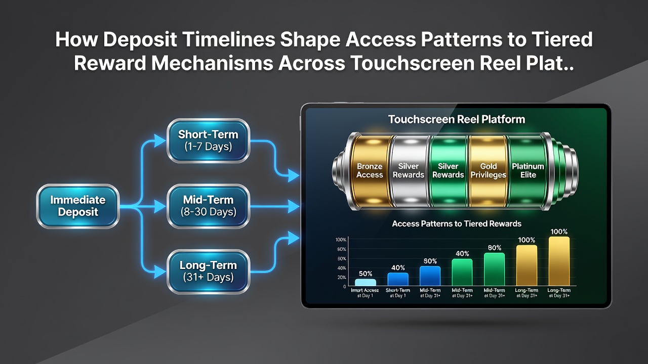 Mobile slot dashboard displaying tier progress bars and deposit history timelines