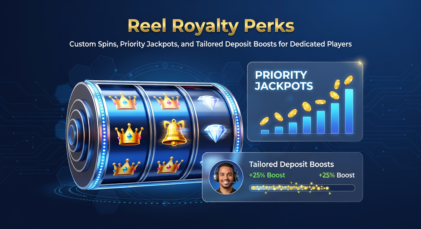 Illustration of priority jackpot ladder with custom spin icons and deposit boost multipliers climbing toward a glowing crown