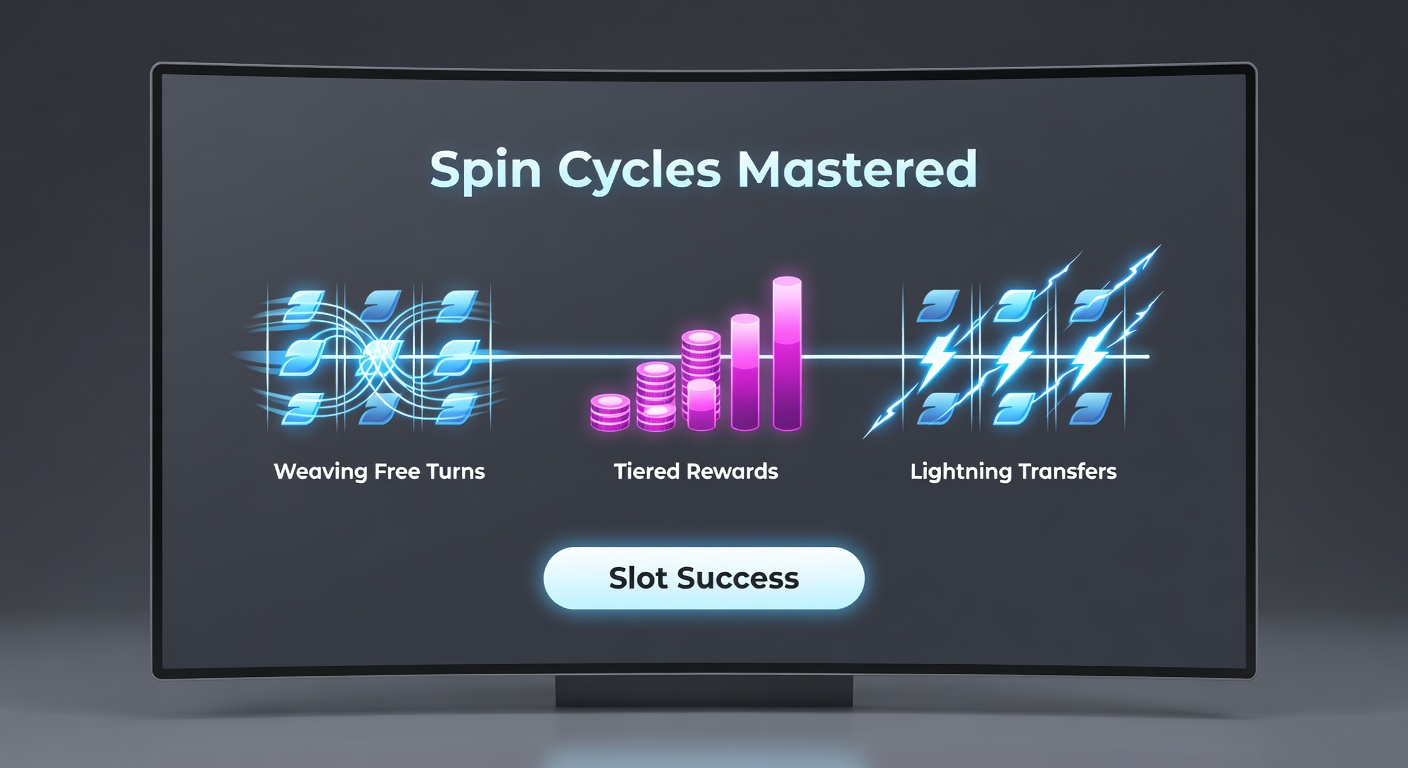 Close-up of a mobile slot interface showing tier progress bar filling up, free spin counters ticking, and a lightning-fast transfer confirmation popping on screen