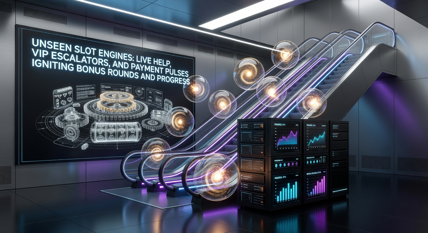 Vibrant graphic showing a VIP ladder with players ascending levels, bonus rounds exploding at each rung, and progressive pots ballooning at the summit amid live support icons and speedy payment streams